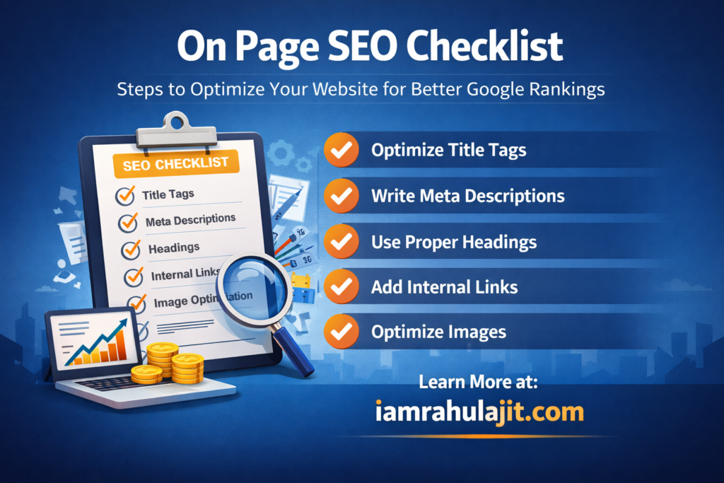 On Page SEO Checklist